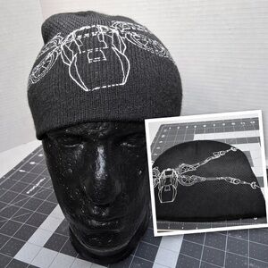 Star Wars Disney X-Wing Fighter Black Beanie Winter Hat Cap One Size